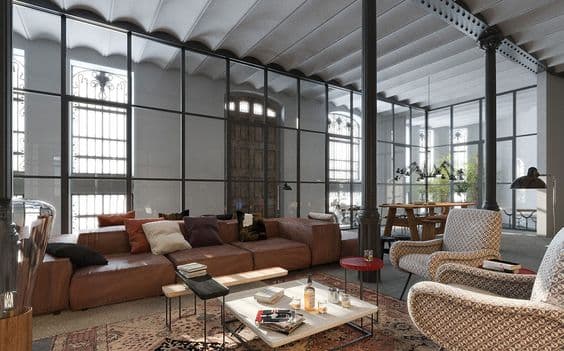 Vidrio amplitud en casa