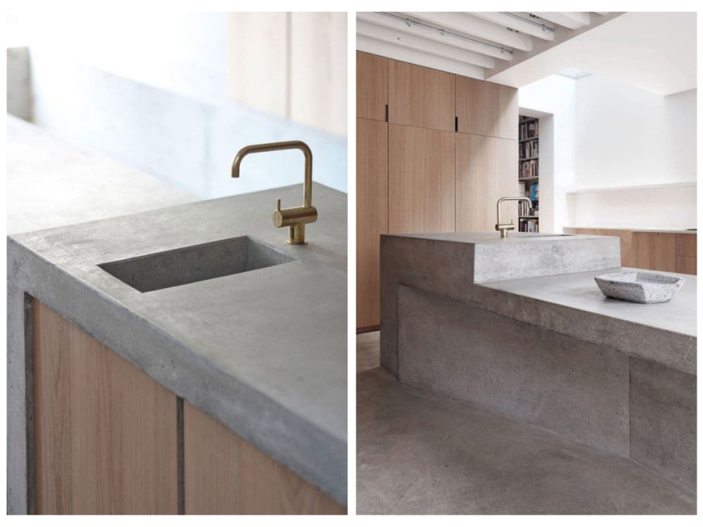 Hormigón en encimeras