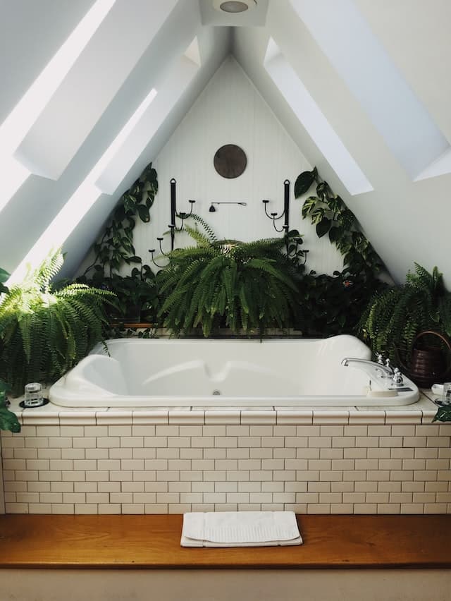 Ideas para baños en verdes