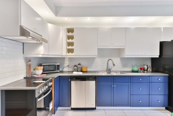 Ideas de cocinas azules y blancas